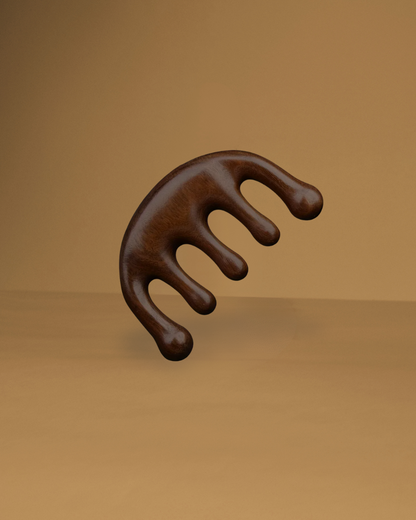 Sandalwood massage comb