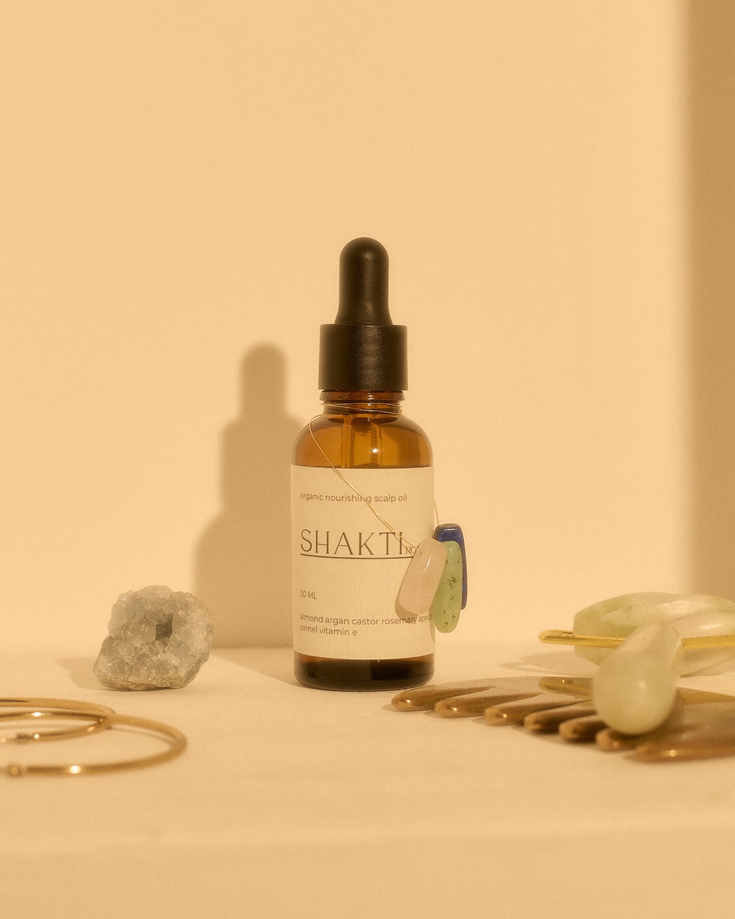 Organic nourishing scalp oil
